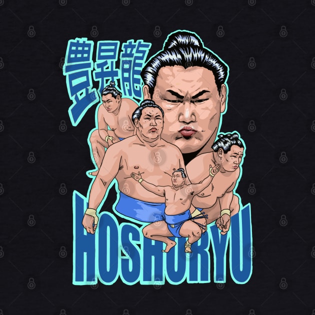 Mongolian sumo wrestler Hoshoryu by FilthyTBear 